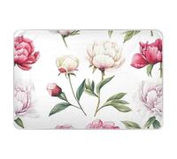 Red Unique Peonies - Almohadilla de entrenamiento reutilizable extra grande para orinal, altamente absorbente, para cama, bonito colchón de viaje para bebé, 52 pulgadas de largo x 34 pulgadas de ancho