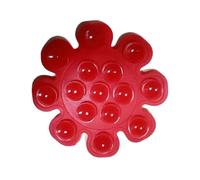 (Red)Universal Silicone Suction Cup Phone Mount Mini Suction Sticker Mount