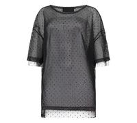 RED Valentino - Camiseta transparente de manga corta - Tops - Mujer - Negro - S -