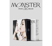 Red Velvet Irene & SEULGI Monster - Álbum (miniálbum de 1ª generación), póster plegable y juego de tarjetas fotográficas extra (Middle Note ver)