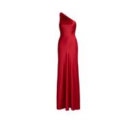 Red Vestido asimétrico de charmeuse de raso 52