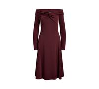 Red Vestido con nudo y hombros caídos 42