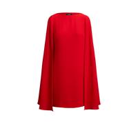 Red Vestido de cóctel de georgette con capa 34
