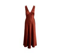 Red Vestido de raso con paneles 38