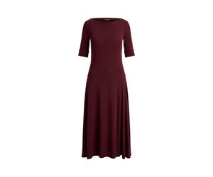 Red Vestido midi de algodón elástico M