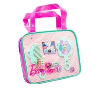 Red Vow Joy Toy Barbie - Juego de 2 Pinzas de Pelo con Purpurina, 4 Diademas, Peine y Espejo en Bolsa con Purpurina, 19 x 4 x 16 cm