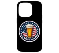 Red White And Brew American Patriot Beer Lover 4 de julio EE. UU Carcasa para iPhone 14 Pro