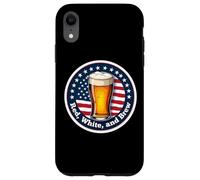 Red White And Brew American Patriot Beer Lover 4 de julio EE. UU Carcasa para iPhone XR