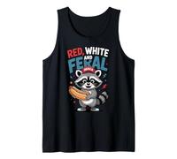 Red White and Feral Camiseta sin Mangas