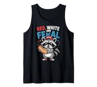 Red White and Feral Camiseta sin Mangas