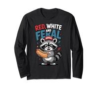 Red White and Feral Manga Larga