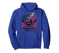 Red White and Grill-Crew Sudadera con Capucha, Unisex para Adultos, Azul Real, XL