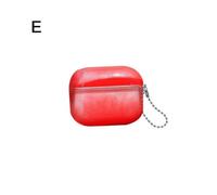 (red)White (F) for airpods 4$ Applicable to AirPods4 earphone shell quicksand Apple earphone protective cover tpu luminous