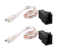 RED WOLF Adaptador de altavoz compatible con Opel Corsa Astra VW Golf 4 Renault Peugeot Boxer Fiat 500 Panda, cable adaptador para altavoz de puerta de coche, 2 unidades