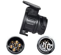 RED WOLF Adaptador de remolque de 13 pines a 7 polos para coche, camión de 13 pines a 7 pines, adaptador de 13 a 7 pines, 12 V