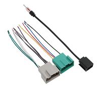 RED WOLF Arnés de cableado de radio con adaptador de antena compatible con Volvo S40 S60 S80 V70 v40 XC70 1998-2006 adaptador de conector de arnés de cable estéreo sin amplificador de fábrica premium