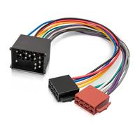 RED WOLF Mazo de cables ISO para radio de coche compatible con BMW antiguos 1990-2002 E36 E46 E39 528i Series 3 5 7, conector de 16 pines para instalación de estéreo no original