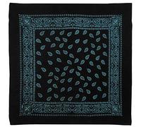 Red X Bandana unisex XL de algodón Paisley Colección Regaliz, azul, Talla única