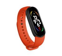 (red51) Reloj inteligente M7 para hombre y mujer, pulsera inteligente M7 con control del ritmo cardíaco