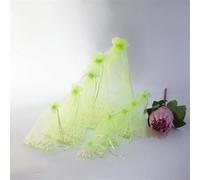 REDAEL 25/50 Piezas Bolsa de Organza 7x9 9x12 10x15 cm 13x18 cm Embalaje de joyería Bolsas de Organza Bolsa de Regalo para Fiesta de Boda-Verde claro-20x30cm-50pcs