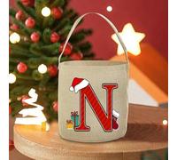 REDAEL Carta de Navidad Saco de Papá Noel Saco de juguete de Navidad para niños Bolso de mano Bolsos de cubo para niña Bolsa de regalo de Navidad elaborada Un regalo para ella-TK334964-A117BG