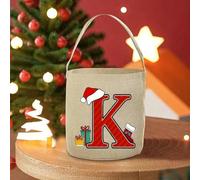 REDAEL Carta de Navidad Saco de Papá Noel Saco de juguete de Navidad para niños Bolso de mano Bolsos de cubo para niña Bolsa de regalo de Navidad elaborada Un regalo para ella-TK334961-A117BG