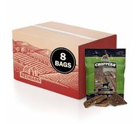 Redbarn Choppers Beef Lung Dog Chews, Natural, Made in USA, High-Protein Low-Fat, Grain-Free, Single Ingredient for All Dog Sizes(Pack of 8)