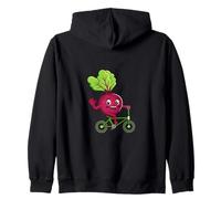Redbeet Ciclismo Hobby Motorista Remolacha Sudadera con Capucha