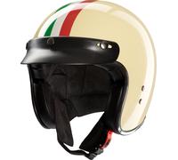 Redbike RB-802 Italia, casco jet L male Beige/Verde/Blanco/Rojo