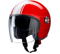 Redbike RB-861, casco abierto S male Rojo/Blanco