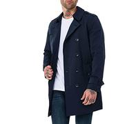 Redbridge Abrigo para hombre, chaqueta de entretiempo, versión ligera, azul marino, XL