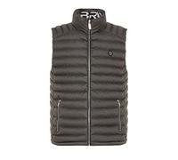 Redbridge Chaleco acolchado con cremallera Chaleco con cuello alto, antracita, M