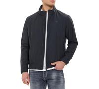 Redbridge Chaqueta de entretiempo ligera con capucha oculta en cuello alto, chaqueta informal para el tiempo libre para primavera y otoño, azul, L