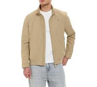 Redbridge Chaqueta de entretiempo ligera con capucha oculta en cuello alto, chaqueta informal para el tiempo libre para primavera y otoño, beige, L