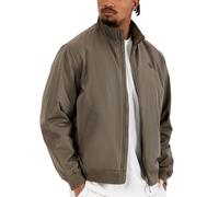 Redbridge Chaqueta de entretiempo para hombre, ligero blouson con cuello alto y cremallera, chaqueta de ocio para primavera y otoño, caqui, L