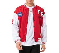 Redbridge Chaqueta para hombre de 2 tonos RB, rojo, XL