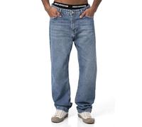 Redbridge Pantalones vaqueros holgados de los años 90 - Pantalones vaqueros anchos - Vaqueros informales para ocio y ropa de calle, azul, 30W / 30L