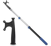 REDCAMP Gancho telescópico para embarcación, 1,04 m, aluminio, extensible, multiusos, ligero, flotante, para barco, accesorios para barcos, color negro