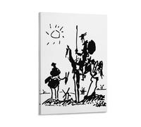 REDCHAMBER Póster de Don Quijote Pablo Picasso Obras de Arte Impresión Póster de Pared Pintura Lienzo Decoración Hogar Pósters 08x12inch (20x30cm)