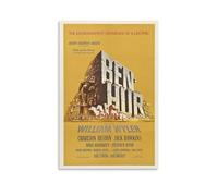 REDCHAMBER Póster retro de la película épica religiosa americana Ben-Hur de Ben-Hur para pared, impresiones artísticas para colgar fotos, decoración del hogar, obras de arte, 20 x 30 cm