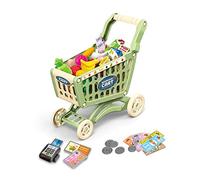 RedCrab Carro Compra Juguetes Infantil, Juego de Accesorios de Tienda de 54 Piezas, Carrito de Compras de Juguete para Regalo Educativo