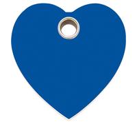 RedDingo Marca De Gato Corazón Azul Oscuro Con Grabado S 20x20mm Personalizable