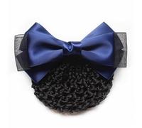 Redecilla con Lazo Para el Pelo Lazo for mujer, velo de seda, redecilla con flores for la cabeza, funda for moño for mujer,(Colour 5,Style 1)