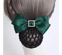 Redecilla para el cabello con lazo para mujer, accesorios para el cabello (rojo, estilo 1)