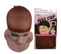 Redecilla Pelo 10 piezas de red elástica for el cabello, color negro y marrón, for hacer pelucas, tamaño libre(Color2)