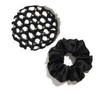 Redecilla Pelo 3/6 piezas de redecilla for el pelo con perlas y diamantes de imitación for danza del ballet, bandas elásticas for el pelo for niñas y mujeres, accesorios(Color-22)