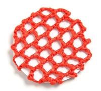 Redecilla Pelo 3 piezas de redecilla for el pelo color caramelo for danza del ballet, bandas elásticas for el pelo de ganchillo, accesorios for el cabello lisos(Red)