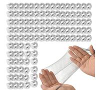 Redecillas para el cabello desechables - Paquete de 100 unidades por paquete de red de nailon de 30 cm | Red elástica invisible flexible transpirable con diseño cómodo | Redecillas para el pelo para