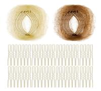 Redecillas para el pelo para moños, redecillas de ballet, redecilla invisible, para hacer moños de pelo ligeros, redecillas de ballet para niñas, empleados de banco, hotel