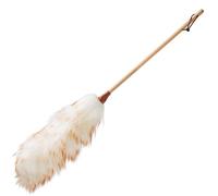 Redecker 469980 - Plumero de Piel de Cordero (65 cm, Mango de Madera)